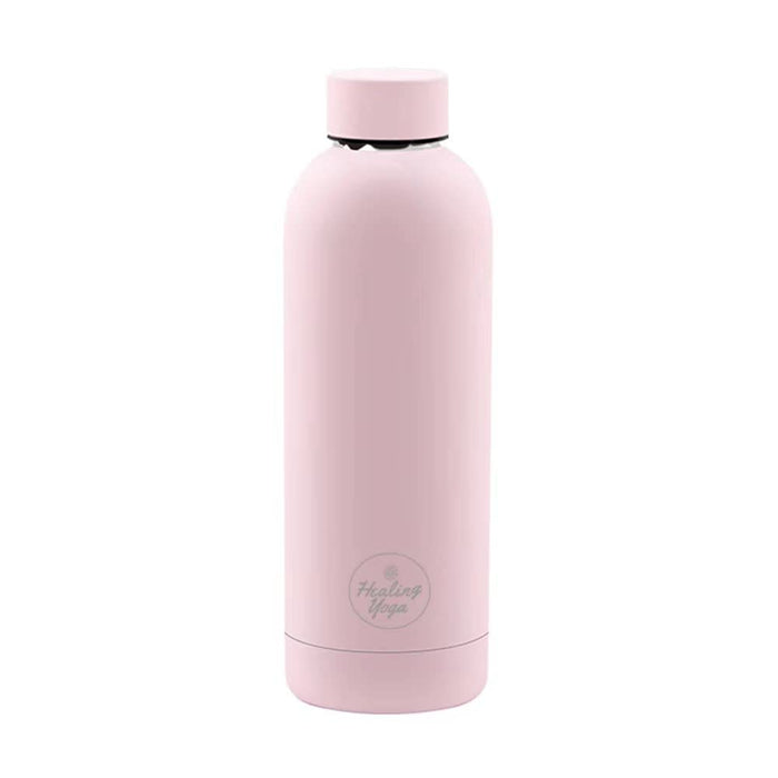 Christmas Savings Double stainless steel water bottle 24 Hrs COLD, 12 Hrs HOT Leakproof Sweat Free Design 16oz, Light pink