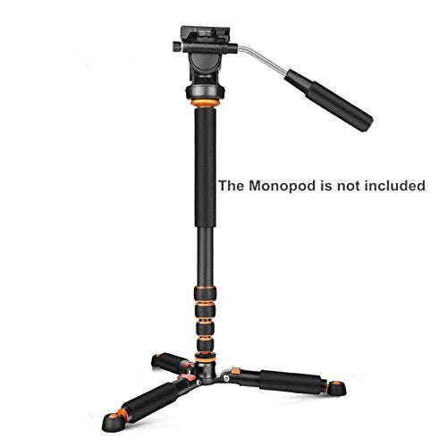 Bestshoot Desktop Mini Tripod Load 3KG Universal 3 Legs Monopod Base Stand Unipod Support Compatible with Canon 60D 60D 5D Nikon