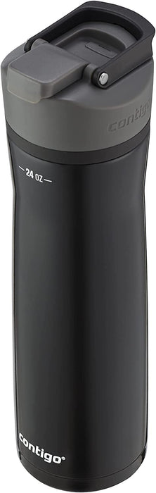 Contigo Cortland Chill 2.0 Stainless Steel Insulated Water Bottle, 24oz Autoseal SpillProof Lid Great for On The Go Keep Dri