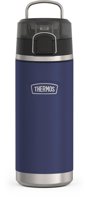ICON SERIES BY THERMOS Stainless Steel Kids Water Bottle with Spout, 18 Ounce, Navy