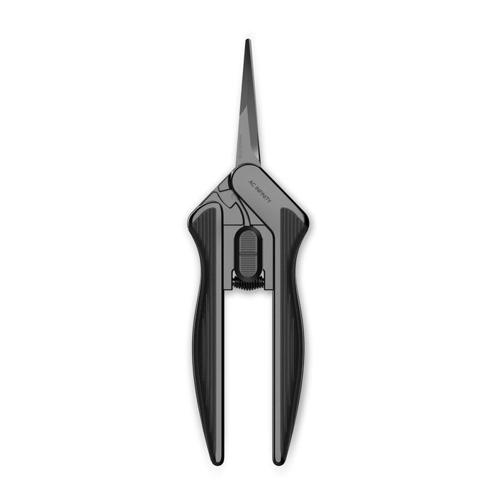 Uniqus 6.6” Stainless Steel Pruning Shear, Lightweight Ergonomic Design, Straight Precision Blades with Nonstick Titanium Coatin