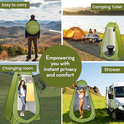 Portable Toilet For s Camping Toilet Kit Xxl Adjustable Toilet For s/Kids Pop Up Tent For Portable Shower/Changing At Beach, Camp