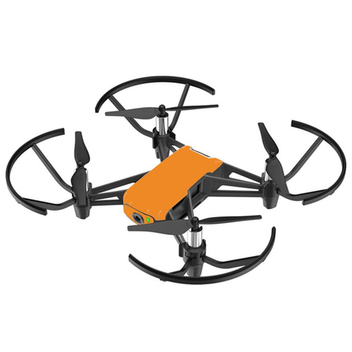 MightySkins Skin Compatible with DJI Ryze Tello Drone Solid Orange Protective, Durable, and Unique Vinyl Decal wrap Cover