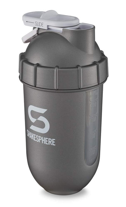 SHAKESPHERE Tumbler View: Protein Shaker Bottle Smoothie Cup with Clear Window, 24 oz Bladeless Blender Cup Purees Fruit, No Mi