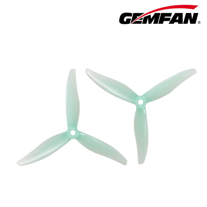 Gemfan Hurricane 51366 MCK ReV3 FPV Racing Drone Propellers 5.1 inch TriBlade PC Props Compatible with 2207 2306 Racing Motors