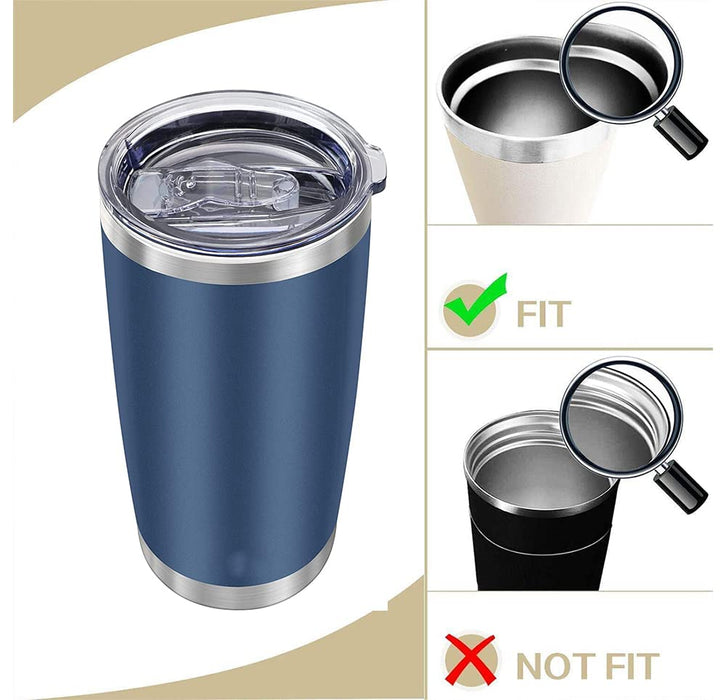 20 oz Tumbler Lids Compatible with yeti Lids 20 oz Lid 10 oz Lowball Lid, 10 oz Mug Lid and Other Replace