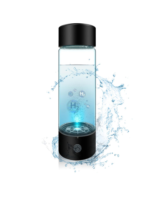 Bewinner Hydrogen Water Bottle With Hose Adapter To Enjoy Pure O2H2  420Ml Big Capacity, 1200‑1400Ppb Portable Hydrogen Water
