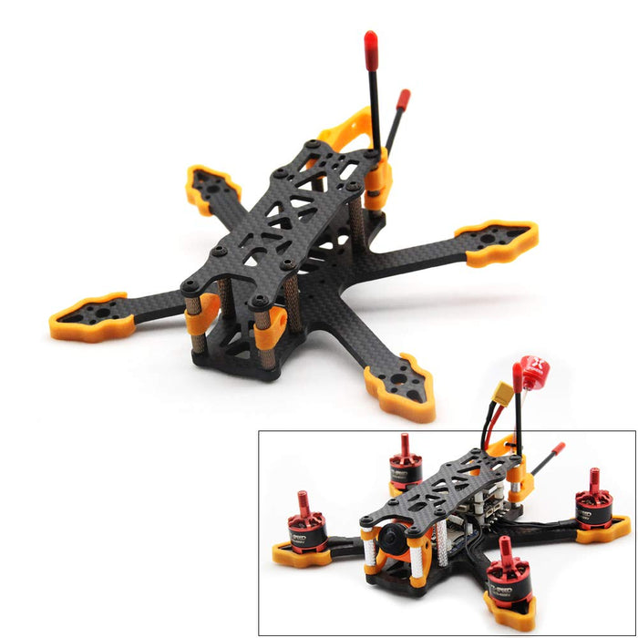 GX140 140mm drone frame Designed for Rumcam Split Mini 2 Caddx Turtle V2 1080P HD FPV Camera Micro 3 inch Quadcopter Frame Carbon