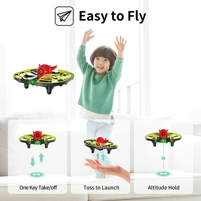 Cheerwing Mini Drone for Kids and Beginners,Toss to Fly, HandOperated Drone with Auto Hovering, 3D Flips,3 Speed Modes, Flying