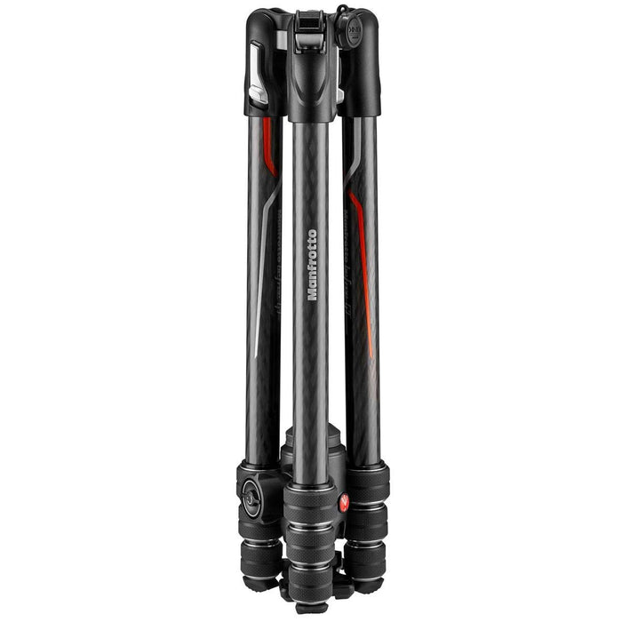 Manfrotto Befree Gt 4Section Carbon Fiber Travel Tripod With 496 Ball Head, Black