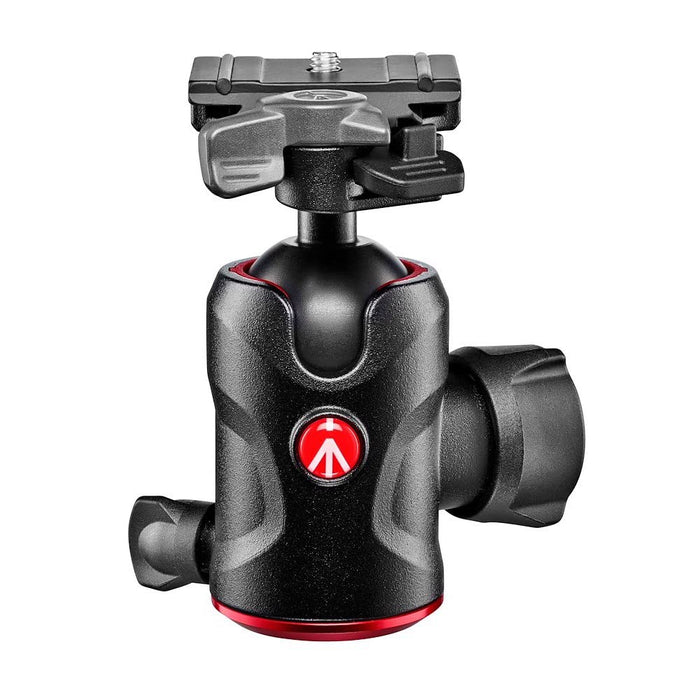 Manfrotto Compact Ball Head 496, Fluid Ball Head for Camera Tripod, Camera Stabilizer, Photography Equipment, for Precise Framing
