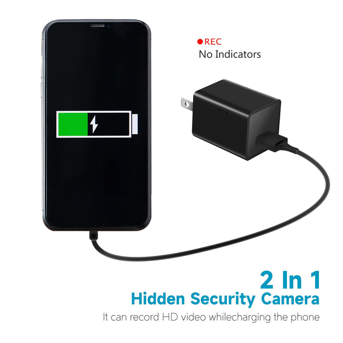 Uniqus 1080P WiFi Camera Detector Security Camera with Motion Detection, Cameras for Home Cameras for Security SurveillanceBlack