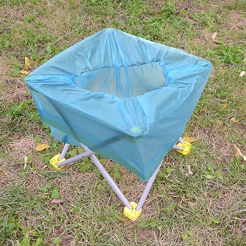 Portable Toilet Including Folding Chair And HeadWearing Tent,Liquid Waste Gel, Foldable Car Travel Toilet s Potty With Carry Bag