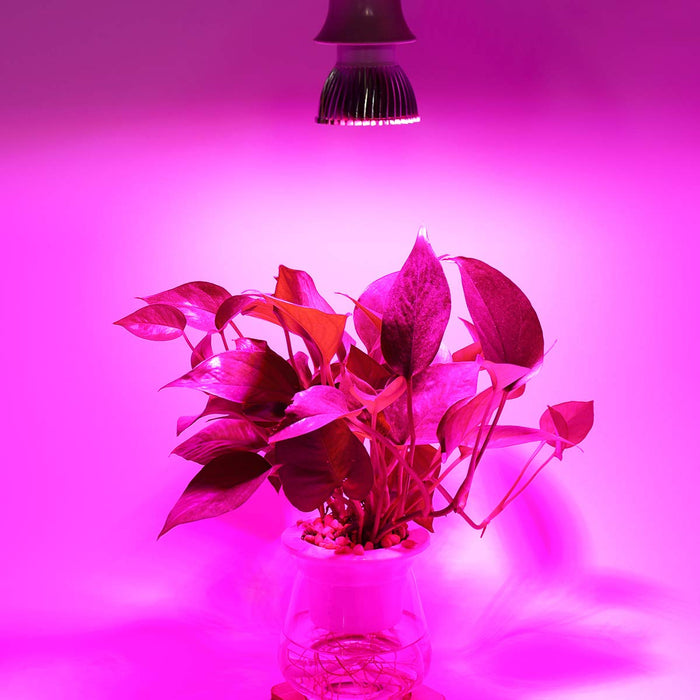 RTNLIT 28W LED Grow Light Bulbs, LED Plant lamp Bulb Full Spectrum for Indoor Plants, Seedlings, Greenhouse, Garden, Vegetables