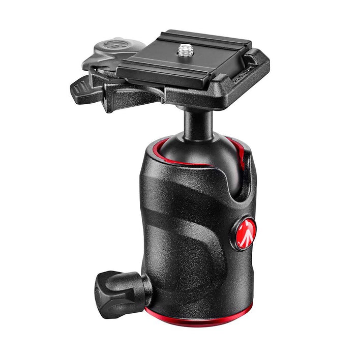 Manfrotto Compact Ball Head 496, Fluid Ball Head for Camera Tripod, Camera Stabilizer, Photography Equipment, for Precise Framing