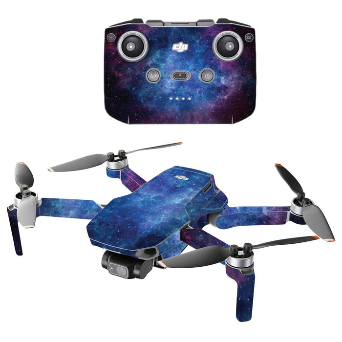 MIGHTY SKINS Compatible with DJI Mini 2 Portable Drone Nebula Protective, Durable, and Unique Vinyl Decal wrap Cover Easy