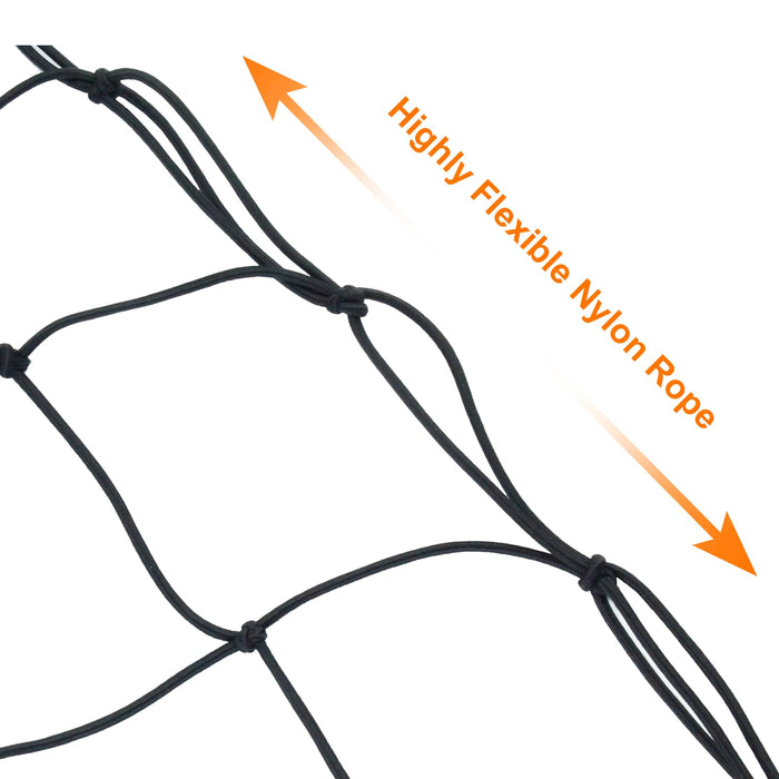Hordion 2 Pack Grow Tent 2x2' Trellis Netting Heavy Duty, 2x2Ft Elastic Trellis Net with Hooks, Flexible Net for Garden Balcony