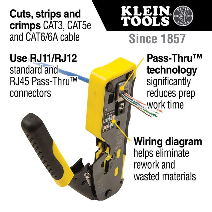Klein Tools Cable Tester Data Cable Installation Tool Kit