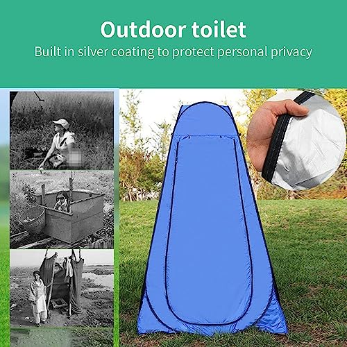 Portable Pop Up Privacy Shower Tent, Spacious Changing Room For Camping Hiking Beach Outhouse Toilet Shower Bathroom, Sun Canopy