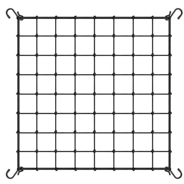 Uniqus 4 x 4Ft. Elastic Trellis Netting with 4 Hooks for Climbing Plants, Vegetables, Fruits, and Flowers, 1Pack