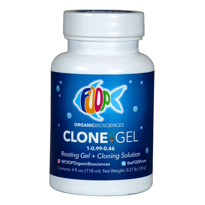 FOOP Clone Gel Two Products in One: Rooting Gel + Cloning Solution Get Big Fat White Fuzzy Roots Faster and Make Cloning Simp