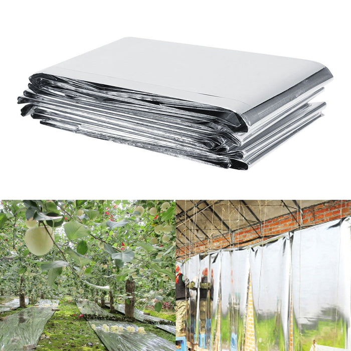 Plant Growth Mylar Films High Reflective Mylar Film Garden Greenhouse Covering Foil Sheets for Emergency Blanket Growth Room Camp
