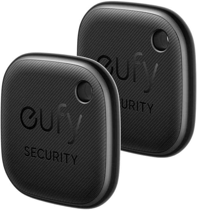 eufy Security by Anker SmartTrack Link Black, 2Pack, Android not Supported, Works with Apple Find My iOS only, Key Finder
