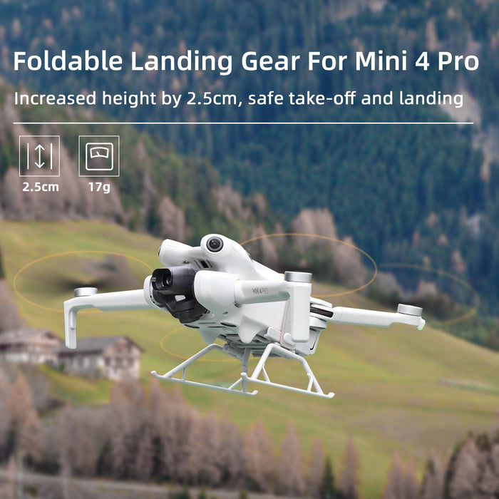 SENSKDN Mini 4 pro RC Landing Gear Leg Foldable Height Extender Protector Holder for DJI Mini 4 pro Drone Accessories