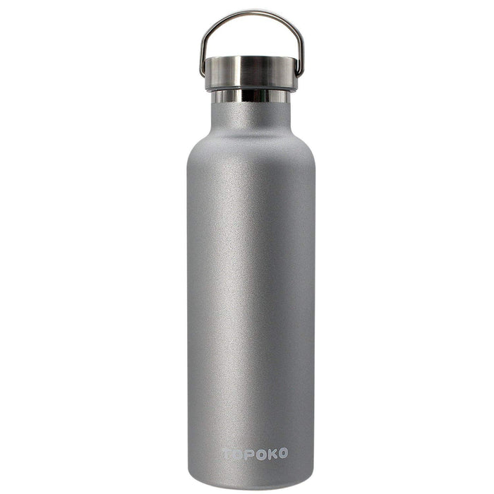 TOPOKO 25 oz Stainless Steel Vacuum Insulated Water Bottle, Keeps Drink Cold up to 24 Hours Hot up to 12 Hours Leak Proof