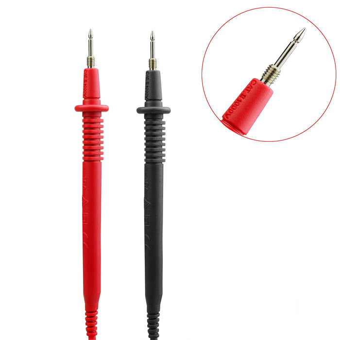 Ziboo Kit14 Test Lead Set, Right Angle,With Threaded Alligator Clips, 4Mm Banana Test Lead Probe Clip Suitable For Most