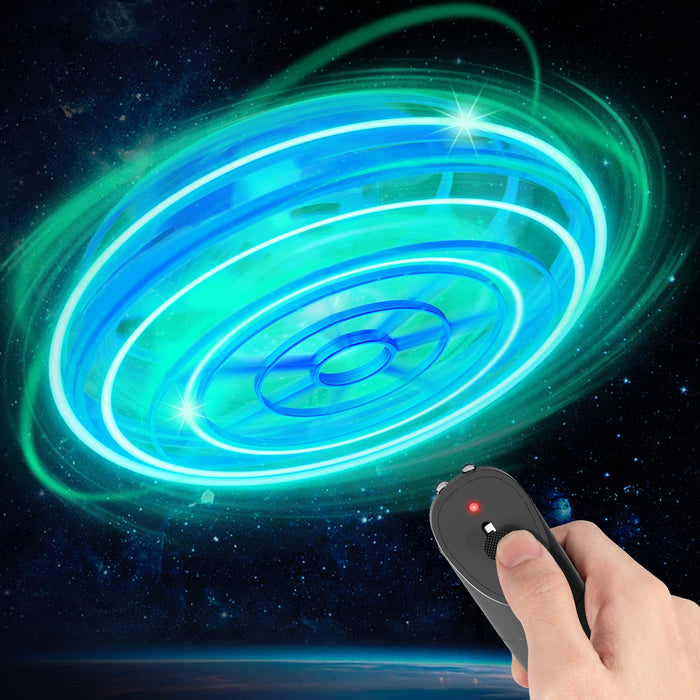 Flying Toys for Kids, Magic Remote Control 360°Rotation Small UFO Ball with LED Lights,Mini Spinner Drones Boys Girls