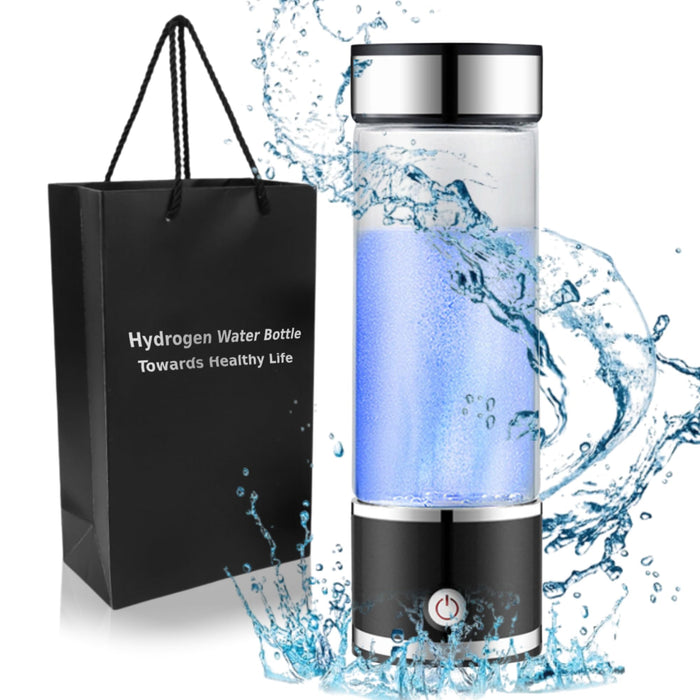 Bewinner Portable Hydrogen Water Bottle  350Ml Rechargeable Hydrogen Water Generator With Handle Hydrogen Rich Water Cup