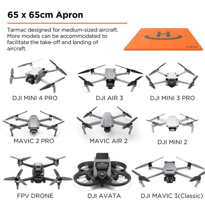 CYNOVA Drone Landing Pad Weighted for DJI AIR 3,Universal Waterproof Portable Landing Mat for DJI Mini 3 ProDJI Air 2s DJI Dro
