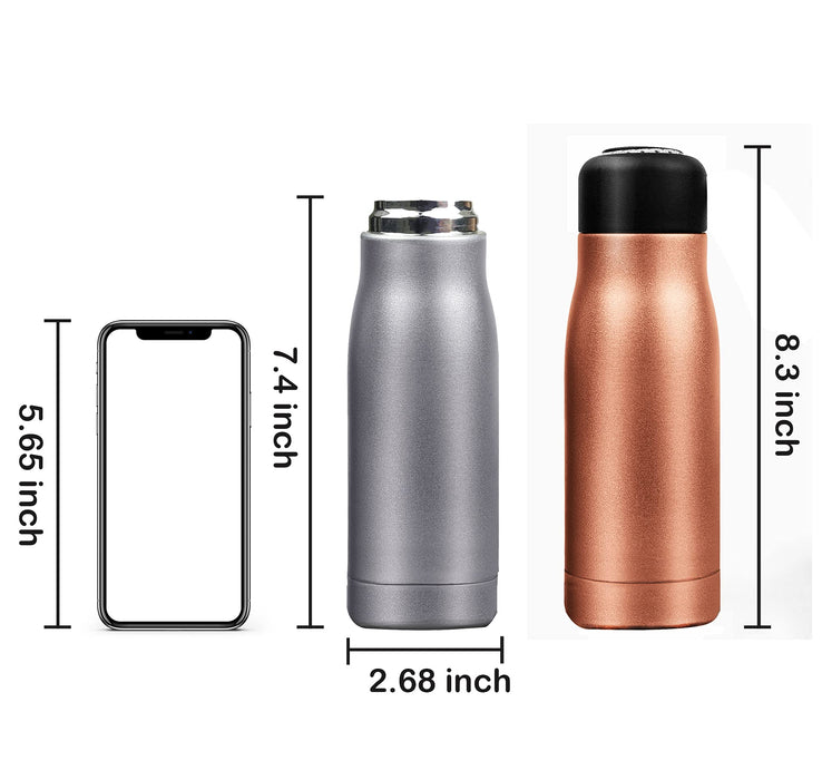 THI Double Wall Thermos, Vacuum Insulated Stainless Steel Water Bottle Keeps Drinks Cold for 24 Hours and Hot for 12, Reusable