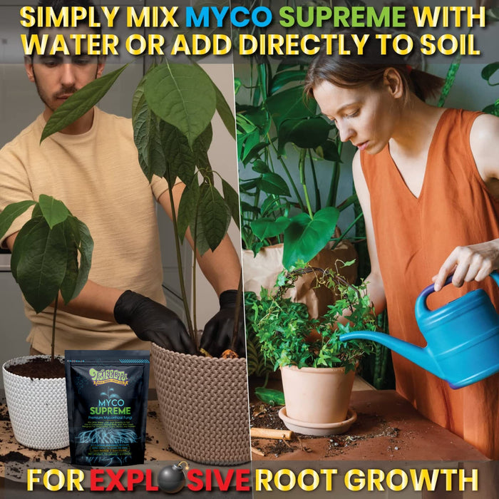 Mycorrhizal Root Enhancer for Bigger, Stronger Plant Roots 20X Concentrated Trifecta Myco Supreme, 57g