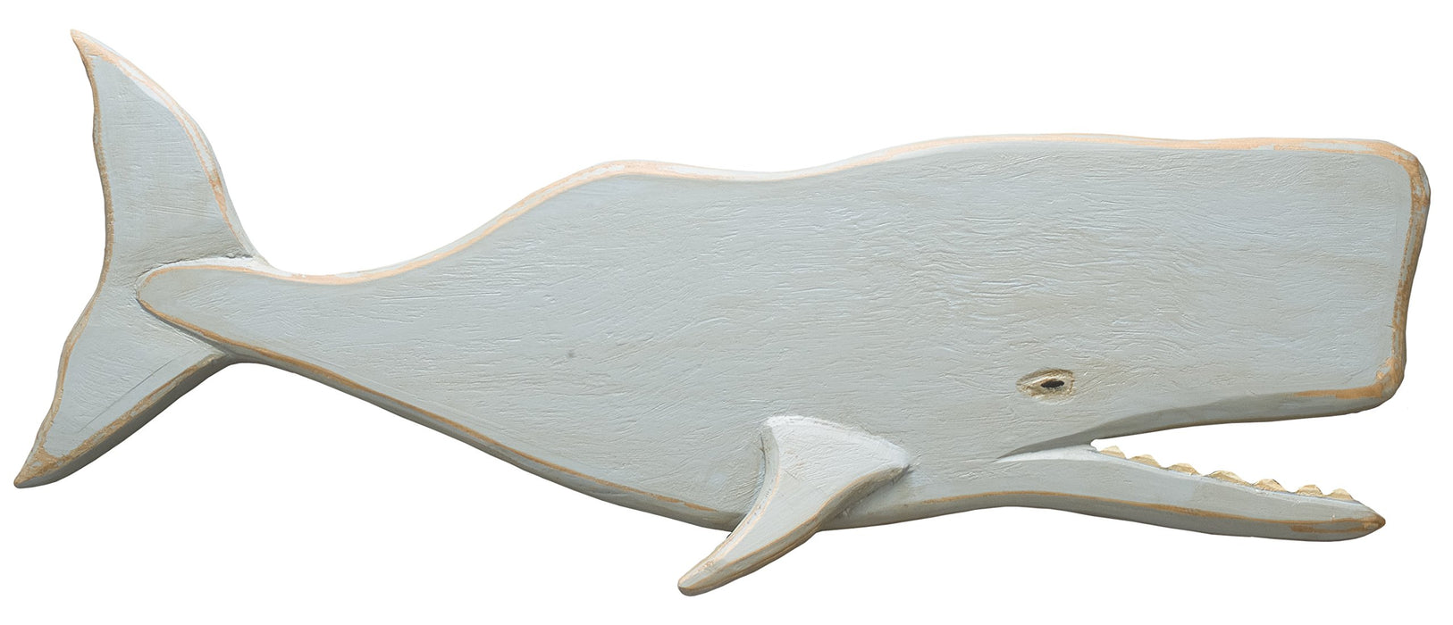 Primitives by Kathy 20588 Shaped Wooden Wall Art, 24.25 x 7.75Inches, Whale