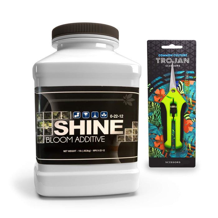 1 lb Shine by Veg + Bloom A Hydroponic Powder That Enhances The Bloom Stage of Plant Growth. Add to Reservoir During Flowering