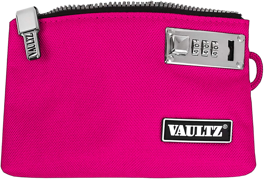 Vaultz Money Bag with Lock - 5 x 8 Inches, Men & Women's Locking  Accessories Pouch for Cash, Bank Deposits, Wallet, Medicine, Phone and  Credit Cards 