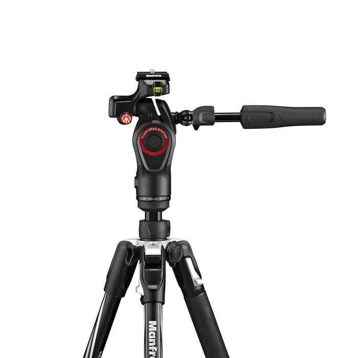 Manfrotto Befree 3Way Live Advanced Tripod Kit, Tripod and Fluid Head in Aluminum for Cameras and Camcorders up to 6 kg