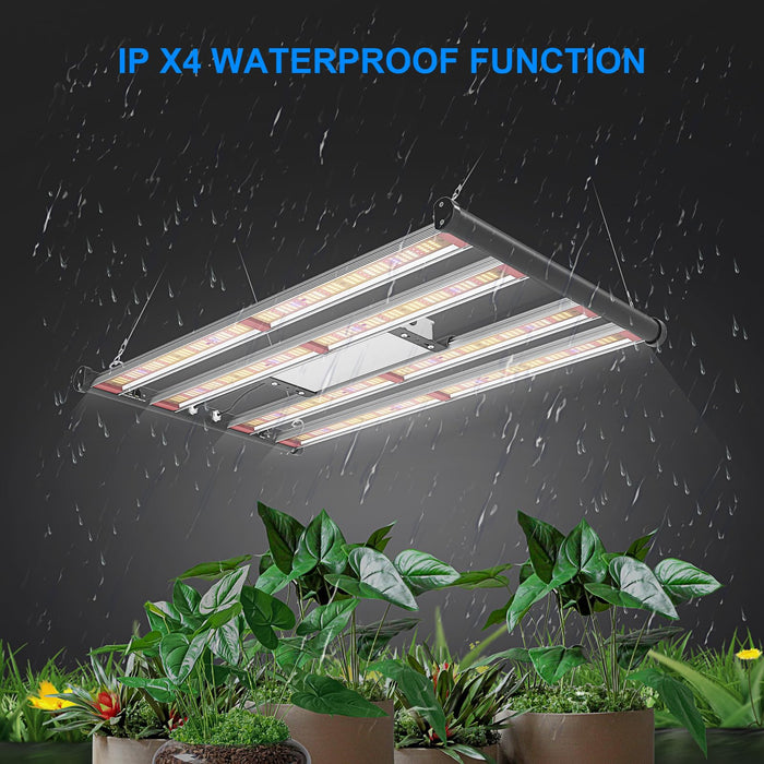 TMLAPY 320Watts Led Grow Lights, Grow Lights for Indoor Plants Full Spectrum with IR UV, Plant Grow Light with Dimmable Daisy