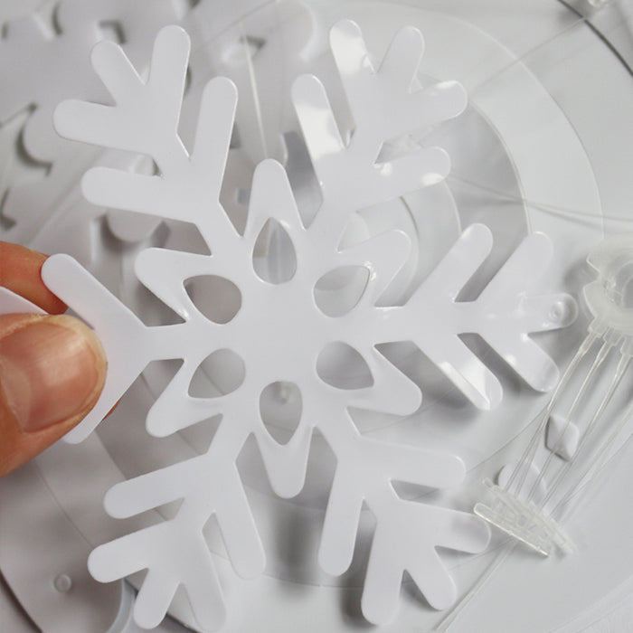 Snowflake Spiral Decorations