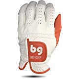 Bender Gloves | Leather | Wear On Left Hand | (Elite Orange, Medium-Large)
