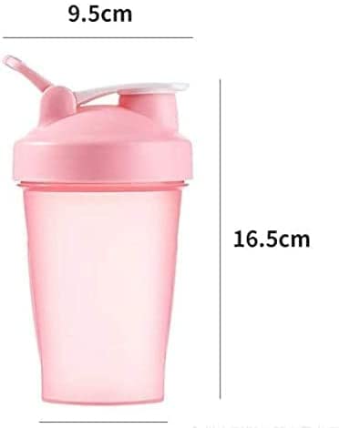 Shaker Bottle A Small Clear Cup w. Blue Lid,12Oz/400ml  Measurement Marks & Stainless Whisk Blender Mixer Ball,BPA Free,Made of  PP5,Perfect for Nutrition/Protein/Keto/Juice Powder Shaking, 2ZR5Z : Home &  Kitchen