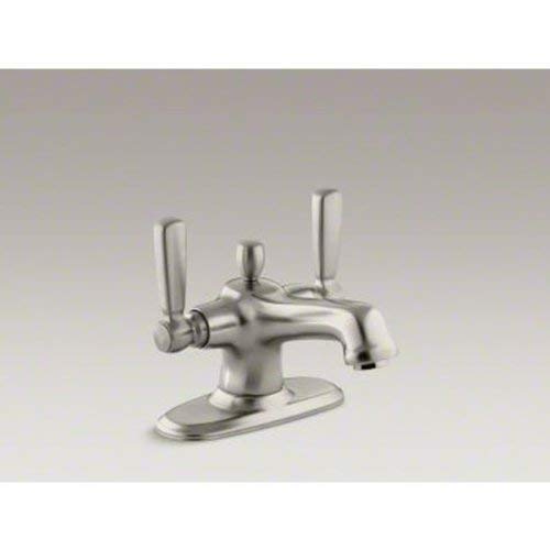 KOHLER 78093 Monoblock Lavatory Faucet, Vibrant Brushed Nickel
