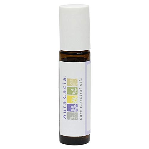 Aura Cacia Amber Roll-On Bottle with Writable Label | 0.31 fl. oz.