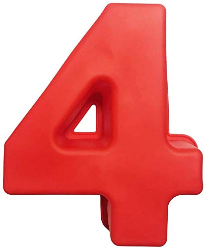 Large Silicone Cake Mold Red Numbers, Oversized Silicone Cake Pan Can Make  Large House Numbers 