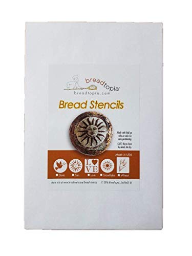 Breadtopia Bread Stencils (Set of 5) Decoration for Breads, Cakes, and —  CHIMIYA