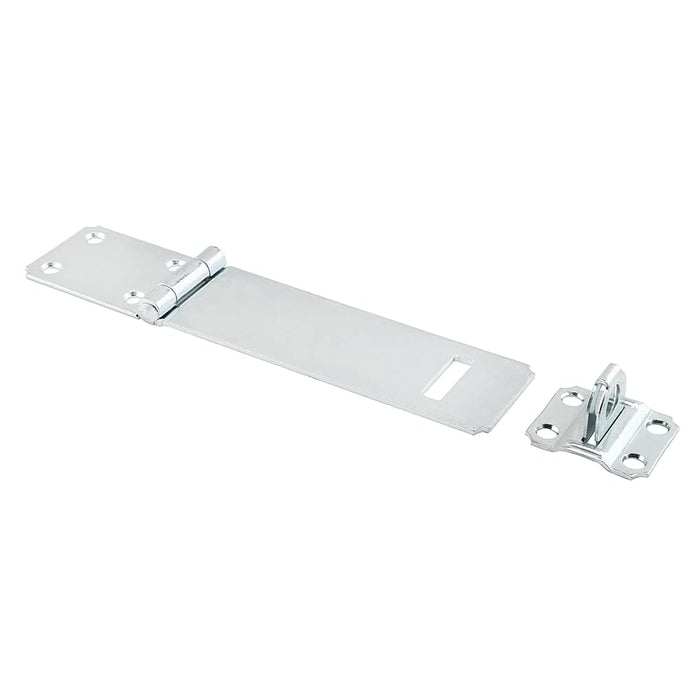 Prime-Line MP5059 Safety Hasp, 6 inch, Steel Construction, Zinc Plated Finish, Fixed Stapled, (single pack)