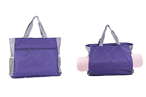 Yoga Mat Bag - Large Yoga Bag with Yoga Mat Strap, Zipper and