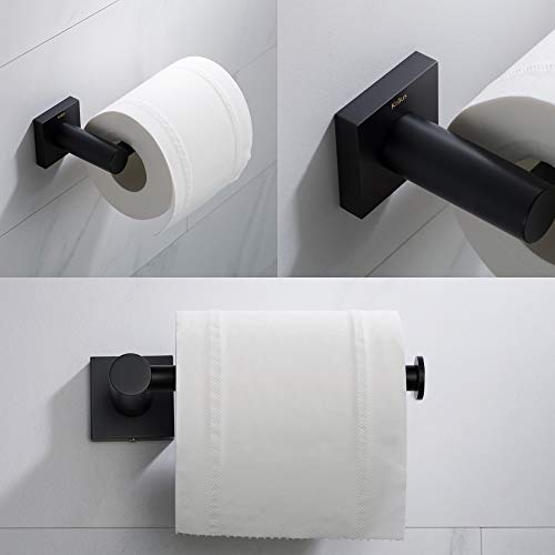 Kraus Kea17729Mb Ventus Bathroom Toilet Paper Holder, 6 12 Inch, Matte Black